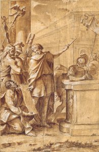Costantino il Grande commissiona la costruzione della Basilica di S. Giovanni in Laterano da Giuseppe Belloni